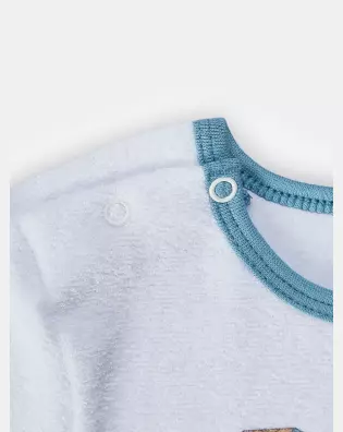 Pijama Masculino Baby Manga Longa e Calça Plush