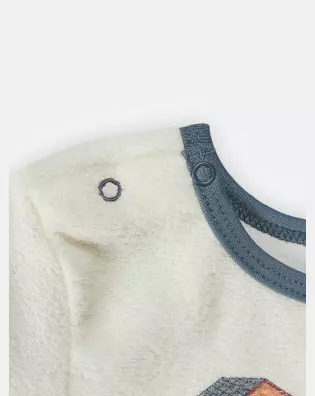 Pijama Masculino Baby Manga Longa e Calça Plush