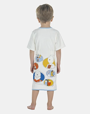 Roupão Masculino Baby Manga Curta Atoalhado