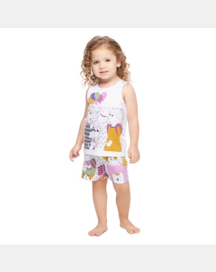 Conjunto Feminino Baby Regata e Short