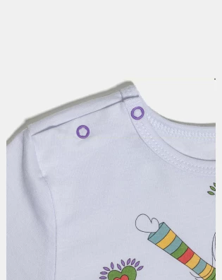 Pijama Feminino Baby Manga Curta e Calça
