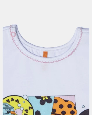 Pijama Feminino Baby Manga Curta e Short