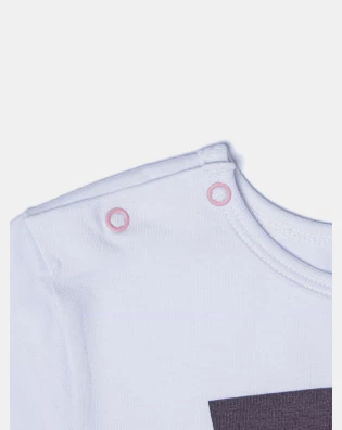 Pijama Feminino Baby Manga Curta e Calça
