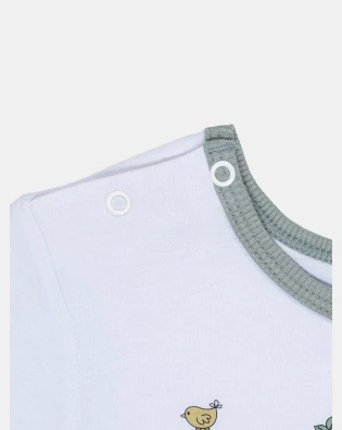 Pijama Feminino Baby Manga Longa e Calça Com Punhos