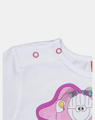 Pijama Feminino Baby Manga Curta e Short