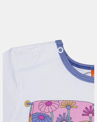 Pijama Feminino Baby Manga Curta e Short