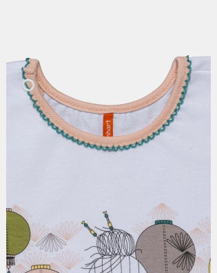 Pijama Feminino Baby Manga Curta e Short