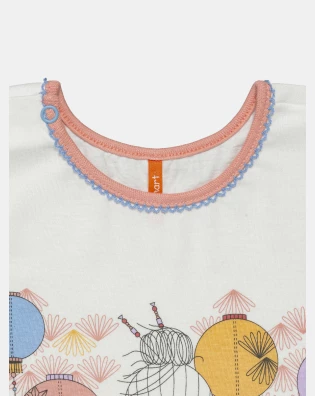 Pijama Feminino Baby Manga Curta e Short