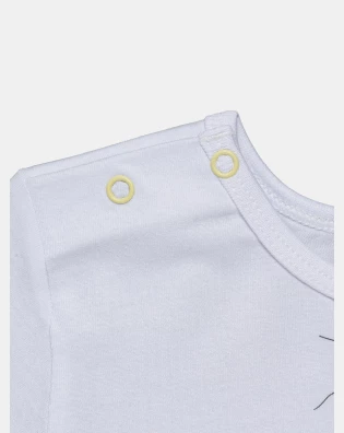 Pijama Feminino Baby Manga Curta e Calça