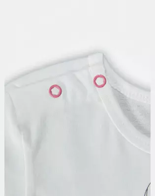 Pijama Feminino Baby Manga Longa e Calça Com Punhos