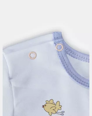 Pijama Feminino Baby Manga Longa e Calça Moletinho