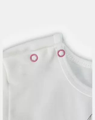 Pijama Feminino Baby Manga Longa e Calça Moletinho