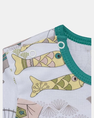 Camisão Feminino Baby Manga Curta