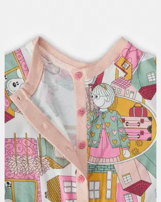 Macacão Feminino Baby Manga Longa