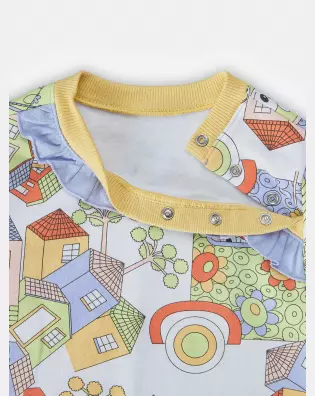 Macacão Feminino Baby Manga Longa