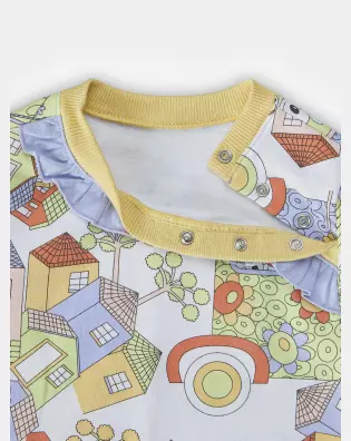 Macacão Feminino Baby Manga Longa