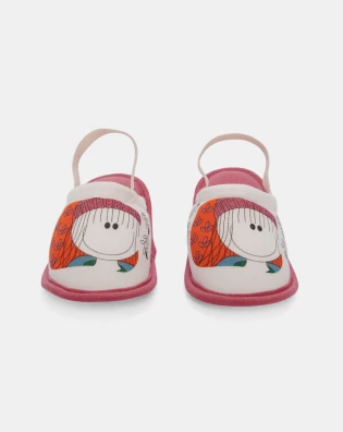 Sonhart Online | Pantufa Fechada Infantil Feminina Estampa Pat