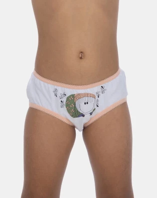 Loja Sonhart | Kit Calcinha Infantil 1 a 4 Anos 3 Peças Estampadas