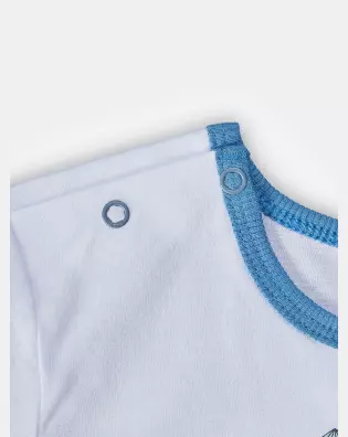 Pijama Unissex Baby Manga Longa e Calça