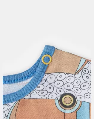 Macacão Masculino Bebe Manga Longa