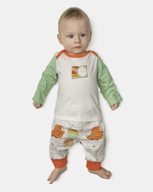 Kit Pagão Masculino Bebê Manga Longa