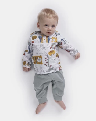 Kit mijão Bebê Menino longo Estampado