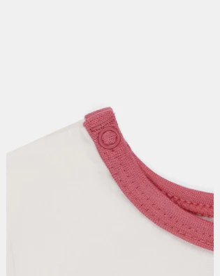 Pijama Bebê Menina Manga Longa Tic-Tac e Calça Estampada