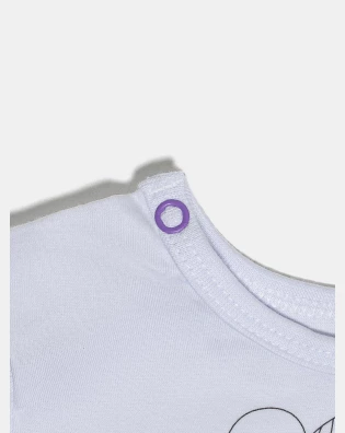 Pijama Feminino Bebe Manga Curta e Calça