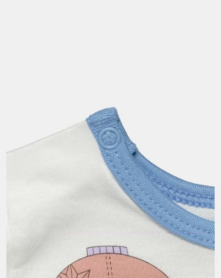 Pijama Feminino Bebê Manga Curta e Short
