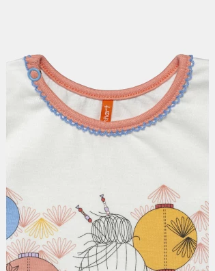Pijama Feminino Bebê Manga Curta e Short