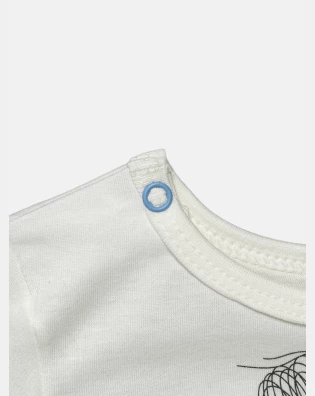 Pijama Feminino Bebê Manga Curta e Calça