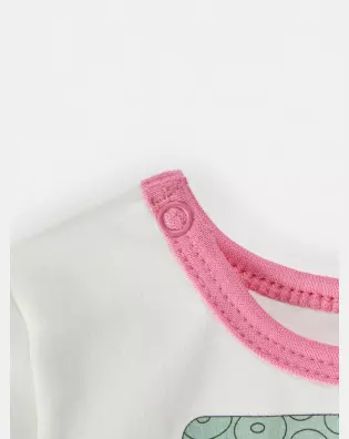 Pijama Feminino Bebe Manga Longa e Calça Moletinho