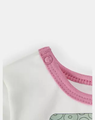 Pijama Feminino Bebe Manga Longa e Calça Moletinho