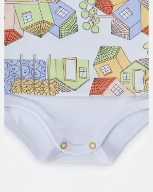 Pijama Feminino Bebe Body Manga Longa Moletinho e Calça Canelada