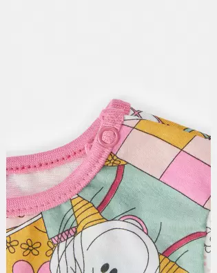 Macacão Feminino Bebe Manga Longa Moletinho