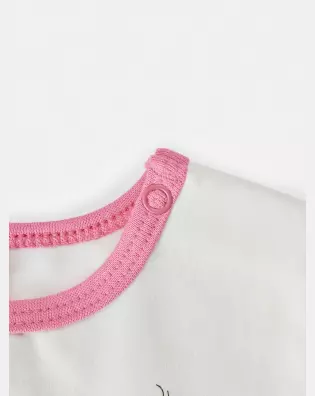 Macacão Feminino Bebe Manga Longa Moletinho