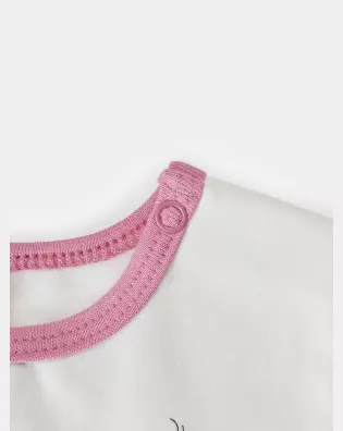 Macacão Feminino Bebe Manga Longa Moletinho