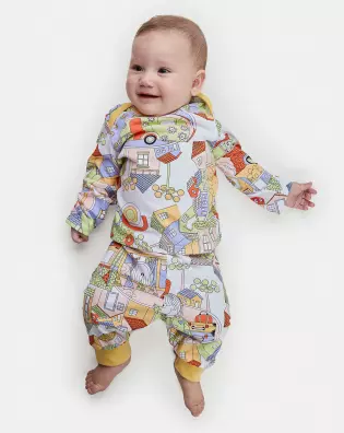 Kit Pagão Feminino Bebe Manga Longa