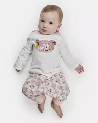 Kit Pagão Feminino Bebe Manga Longa