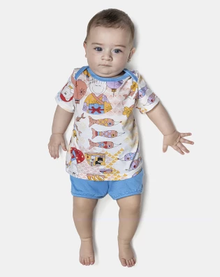 Kit Mijão Feminino Bebê Curto