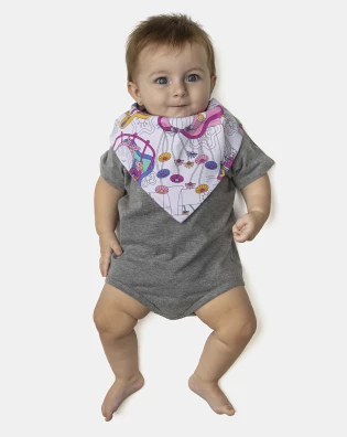 Babador Feminino Bebê
