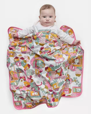 Manta Feminina Bebe Estampada