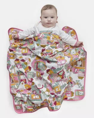 Manta Feminina Bebe Estampada