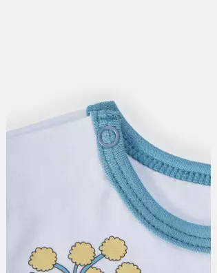 Pijama Unissex Bebê Manga Longa e Calça