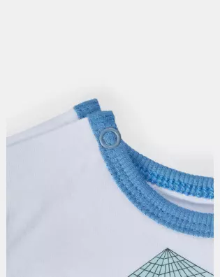 Pijama Unissex Bebê Manga Longa e Calça