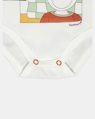 Body Bebê Manga Curta Unissex 
