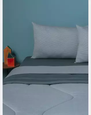 Jogo de Lençol King Listrado