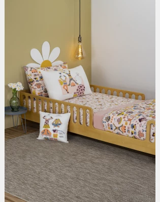 Lençol Elástico com Fronhas Casal Feminino