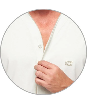 Conjunto Masculino Adulto Manga Curta Decote V e Short