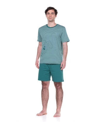 Conjunto Masculino Adulto Manga Curta e Short